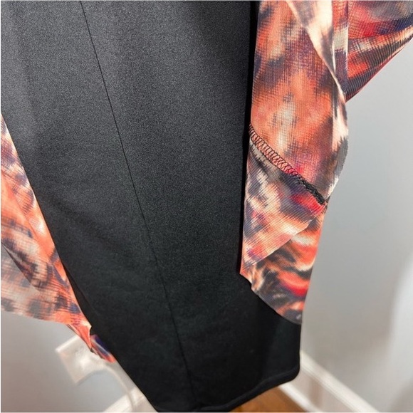 EUC London Times Watercolor Print Shift Dress - Picture 13 of 13